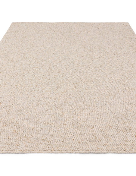 Tappeto Boden Ivory: eleganza tinta unita, perfetto per ambienti moderni e per chi ama i tappeti boho chic dal design sobrio e