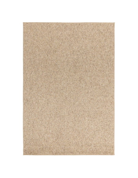Soft, durable Boden Sand boho rug in neutral sand tone adds warmth and style to any modern or bohemian-inspired living space. E