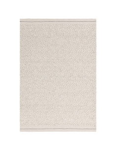 Tappeto Elm Ivory in lana viscosa, fatto a mano, perfetto per ambienti boho chic ed etnici, elegante e resistente con un tocco