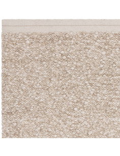 Tappeto Elm Taupe in lana viscosa, fatto a mano, perfetto per ambienti boho chic ed etnici. Eleganza naturale e comfort garanti 2