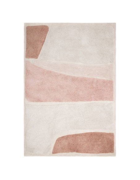 Elevate your space with the Horizon Clay boho rug, featuring soft geometric design and warm tones for a cozy, stylish bohemian