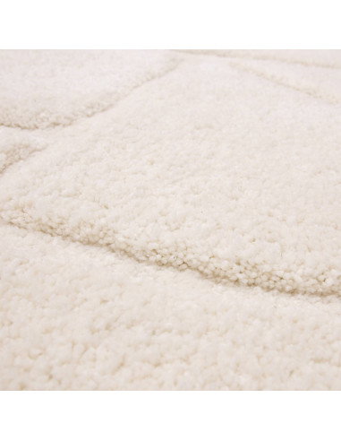 Elevate your space with the Horizon Ivory boho rug, featuring a soft ivory tone and elegant geometric design for lasting style