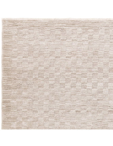 Elevate your space with the Laurent LA01 Beige/Natural boho rug, featuring a plush 7 cm height and an elegant abstract fantasy
