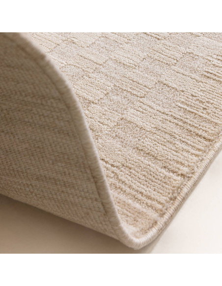 Elevate your space with the Laurent LA01 Beige/Natural boho rug, featuring a plush 7 cm height and an elegant abstract fantasy