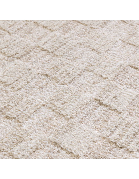Elevate your space with the Laurent LA01 Beige/Natural boho rug, featuring a plush 7 cm height and an elegant abstract fantasy
