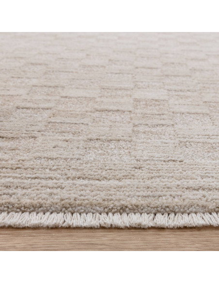 Tappeto Laurent LA01 Beige/Natural: eleganza boho chic e comfort moderno, perfetto per ambienti etnici e contemporanei. Resiste