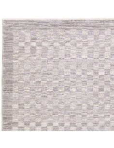 Tappeto Laurent LA02 Grey/Silver: eleganza moderna e stile boho chic, perfetto per ambienti contemporanei con un tocco etnico r 2