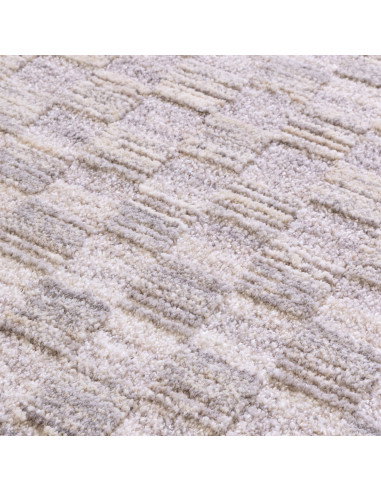 Tappeto Laurent LA02 Grey/Silver: eleganza moderna e stile boho chic, perfetto per ambienti contemporanei con un tocco etnico r