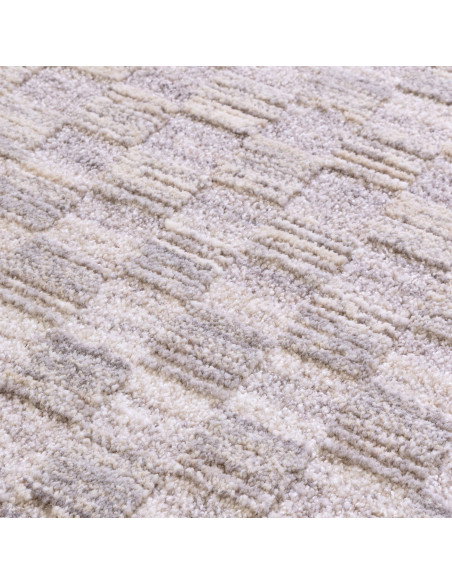 Tappeto Laurent LA02 Grey/Silver: eleganza moderna e stile boho chic, perfetto per ambienti contemporanei con un tocco etnico r