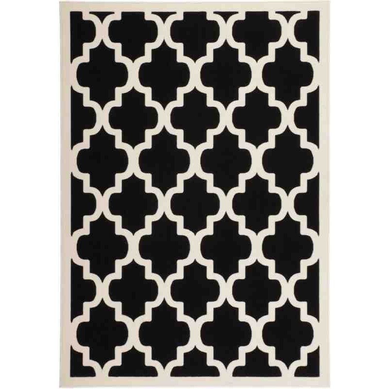 tappeto moderno geometrico malaysia kuala lumpur nero-bianco