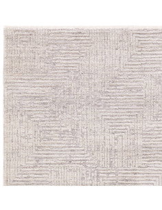 Tappeto Laurent LA05 Grey/Silver: design astratto e moderno, perfetto per ambienti boho chic o etnici, elegante e facile da pul 2