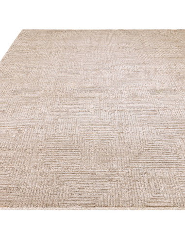 Tappeto Laurent LA06 Beige/Natural: eleganza e comfort con design astratto, perfetto per ambienti moderni e tappeti boho chic.