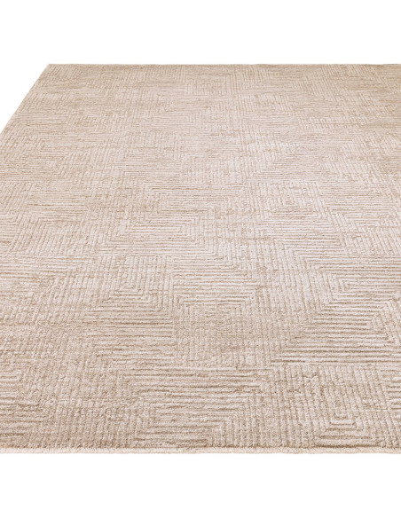 Tappeto Laurent LA06 Beige/Natural: eleganza e comfort con design astratto, perfetto per ambienti moderni e tappeti boho chic.