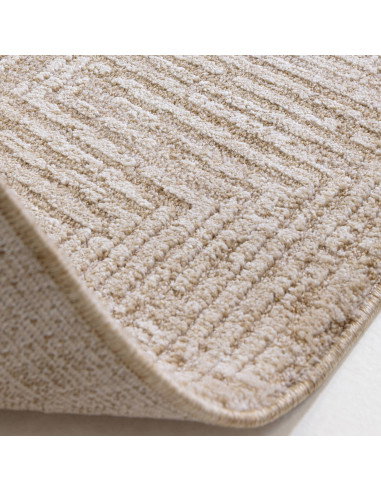 Tappeto Laurent LA06 Beige/Natural: eleganza e comfort con design astratto, perfetto per ambienti moderni e tappeti boho chic.