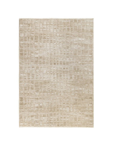 Elevate your space with the Laurent LA07 beige boho rug, featuring a durable, soft abstract design perfect for adding warmth an