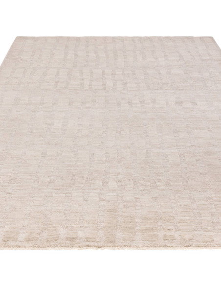 Tappeto Laurent LA08 Beige/Natural: eleganza e stile moderno per ambienti boho chic, resistente e facile da mantenere. Perfetto