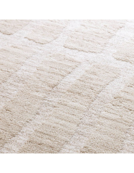 Tappeto Laurent LA08 Beige/Natural: eleganza e stile moderno per ambienti boho chic, resistente e facile da mantenere. Perfetto