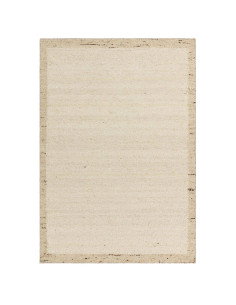 Tappeto Napa Ladder in lana naturale, stile boho chic con design etnico, morbido e versatile per un ambiente caldo e raffinato.