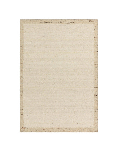 Tappeto Napa Ladder in lana naturale, stile boho chic con design etnico, morbido e versatile per un ambiente caldo e raffinato.