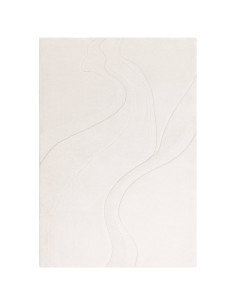 Tappeto Olsen Glide in lana naturale, design geometrico perfetto per ambienti moderni e tappeti boho chic, elegante e artigiana