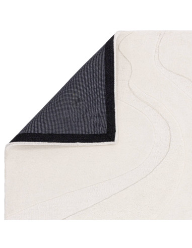 Tappeto Olsen Glide in lana naturale, design geometrico perfetto per ambienti moderni e tappeti boho chic, elegante e artigiana