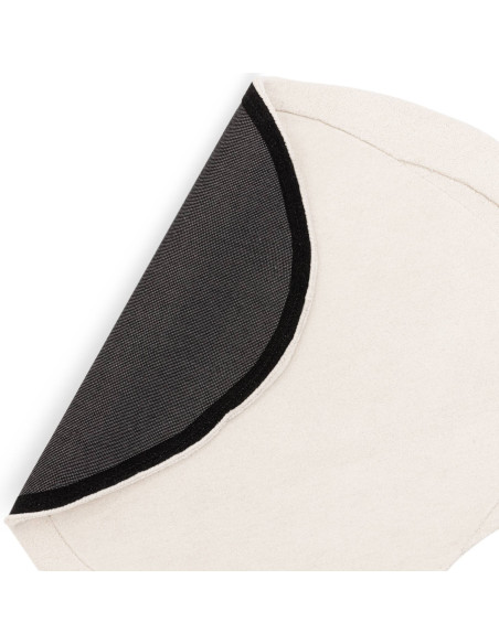 Tappeto Olsen Ridge in lana naturale, tuftato a mano, design boho chic unico e morbido, perfetto per ambienti etnici e contempo