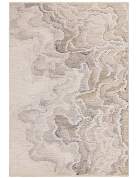 Tappeto Seville 02 Setas in poliestere, design astratto e versatile, perfetto per ambienti boho chic ed etnici. Eleganza e comf