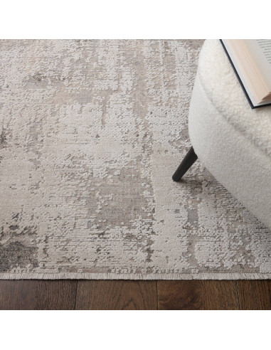 Elevate your space with the Seville 03 Olite boho rug, featuring soft neutrals and an abstract fantasy design for effortless st
