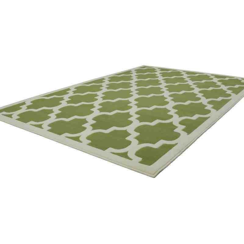 tappeto moderno geometrico manolya 2097 verde