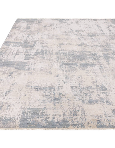 Add a soft grey and cream boho rug with abstract fantasy design to elevate your space with style, comfort, and easy care.