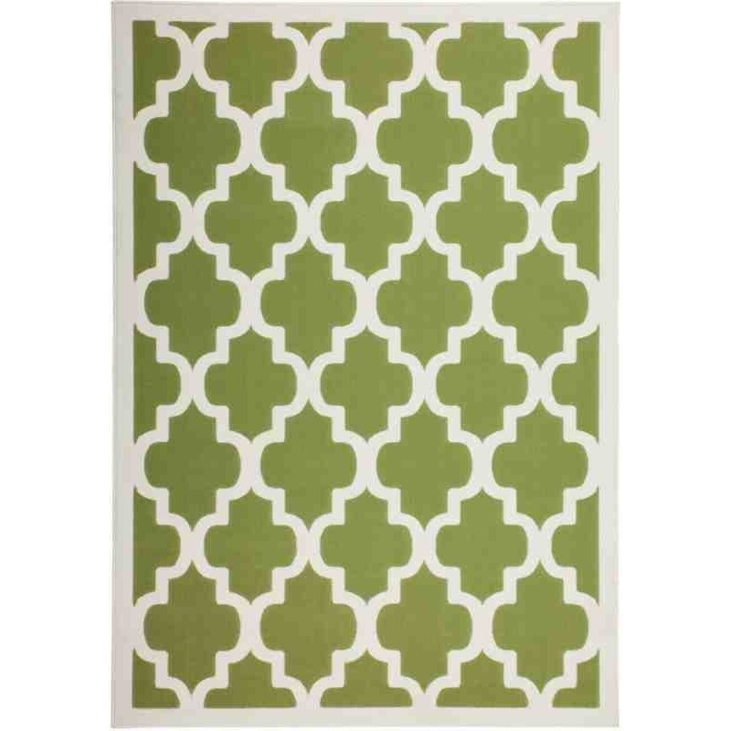 tappeto moderno geometrico manolya 2097 verde