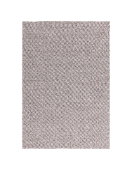 Tappeto Zander Charcoal in lana e poliestere, perfetto per ambienti boho chic ed etnici, elegante, resistente e facile da mante