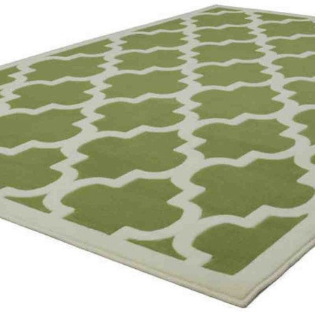 tappeto moderno geometrico manolya 2097 verde