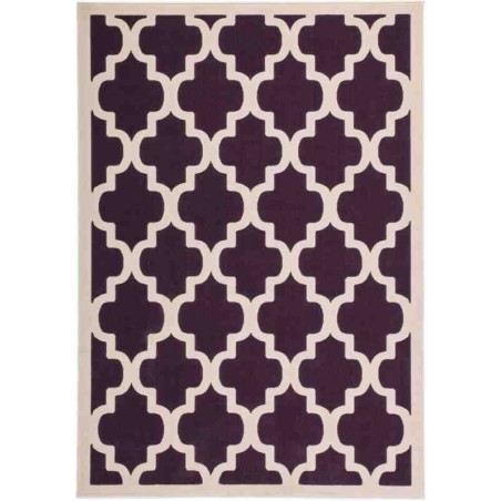 tappeto moderno geometrico manolya 2097 viola