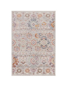 Tappeto Flores Mina FR02: eleganza classica e colori delicati per ambienti raffinati. Perfetto mix di stile tradizionale e comf