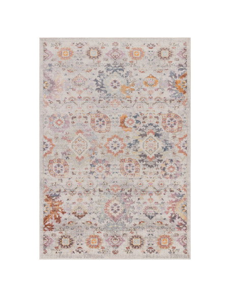 Tappeto Flores Mina FR02: eleganza classica e colori delicati per ambienti raffinati. Perfetto mix di stile tradizionale e comf