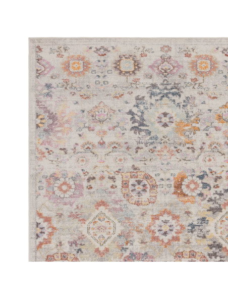Tappeto Flores Mina FR02: eleganza classica e colori delicati per ambienti raffinati. Perfetto mix di stile tradizionale e comf