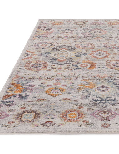 Tappeto Flores Mina FR02: eleganza classica e colori delicati per ambienti raffinati. Perfetto mix di stile tradizionale e comf