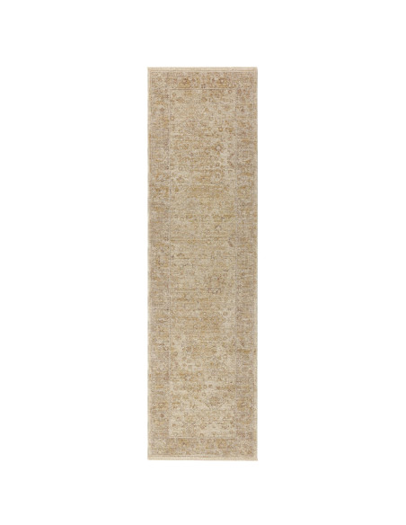 Elevate your space with the Heriz Ornate Beige rug, a durable classic rug featuring timeless medallion patterns in soft, neutra