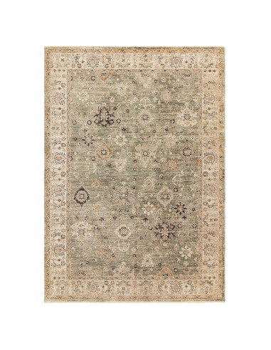 Tappeto Heriz Ornate Green: eleganza e colori naturali per ambienti caldi. Perfetto tra i tappeti classici, resistente e facile