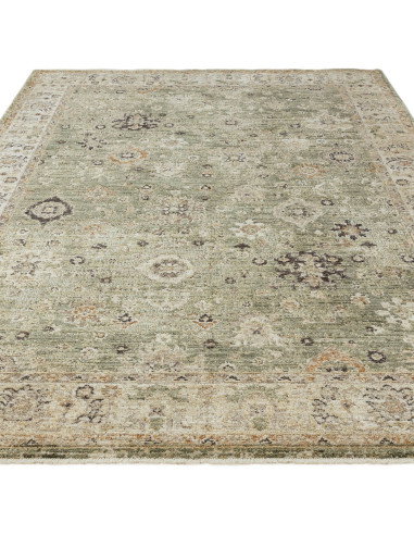 Tappeto Heriz Ornate Green: eleganza e colori naturali per ambienti caldi. Perfetto tra i tappeti classici, resistente e facile