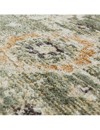 Tappeto Heriz Ornate Green: eleganza e colori naturali per ambienti caldi. Perfetto tra i tappeti classici, resistente e facile