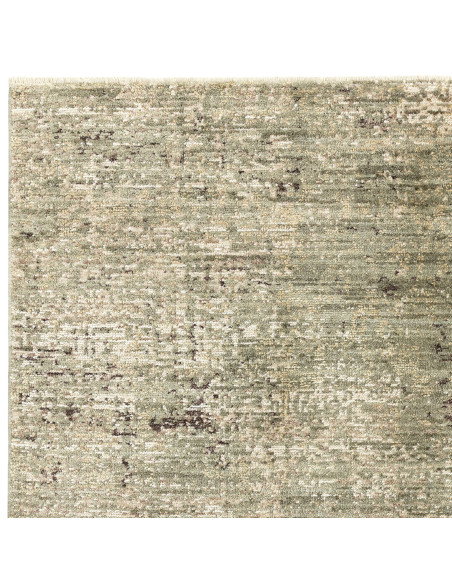Elevate your space with the Heriz Patina Green rug, a classic rug featuring a medallion pattern and durable, easy-care syntheti