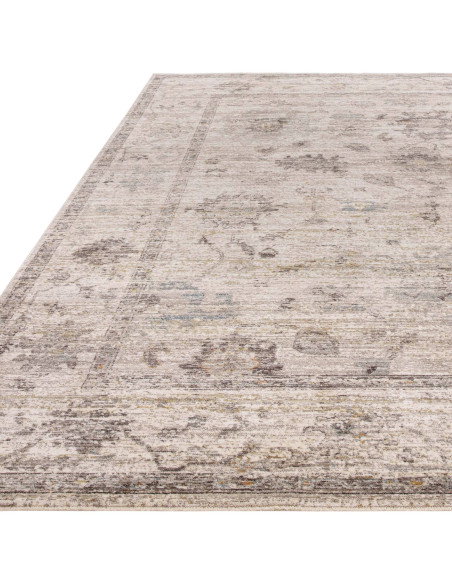 Enhance your home with the Jasper JA02 Beige/Natural rug, blending classic rug charm and durability with a subtle abstract vint