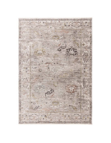 Tappeto Jasper JA04 Grey/Silver: eleganza vintage e motivo astratto per arricchire con stile ogni ambiente con tappeti tradizio