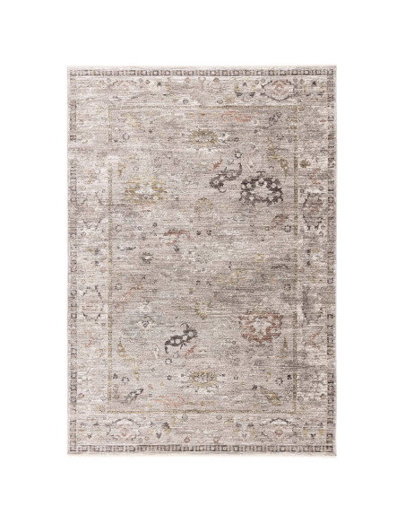 Elevate your space with the Jasper JA04 Grey/Silver rug, blending classic rug charm and modern abstract design for timeless sty
