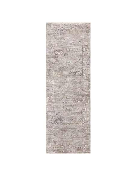 Tappeto Jasper JA04 Grey/Silver: eleganza vintage e motivo astratto per arricchire con stile ogni ambiente con tappeti tradizio