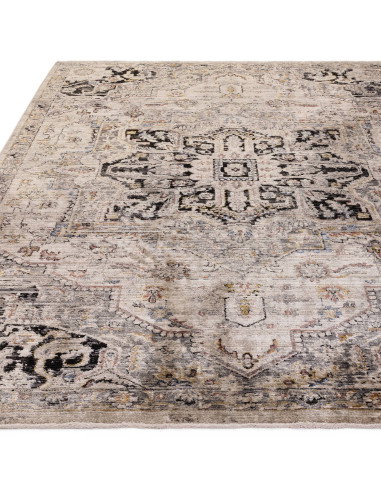 Elevate your space with the Sovereign Antique Medallion classic rug, featuring a timeless Persian design in soft neutrals and d