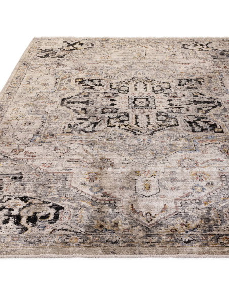 Elevate your space with the Sovereign Antique Medallion classic rug, featuring a timeless Persian design in soft neutrals and d