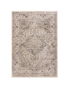Tappeto Sovereign Ash Medallion: eleganza e durata in un design classico persiano, perfetto per ambienti raffinati e accoglient